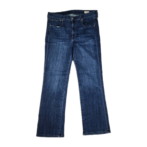 AYR Denim - AYR Jeans Womens Size 34L The Pop Straight Leg High Rise Blue Denim Pants